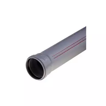 Канализация Труба с раструбом ПП 40 х 1000 ВНУТР Ostendorf