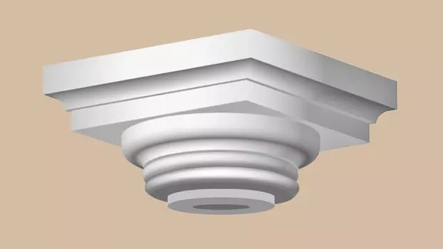 Капитель DECOMASTER 90024-5 (420*170*420мм)