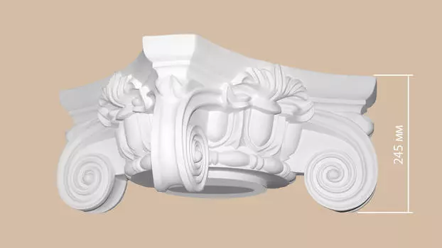 Капитель DECOMASTER 90030-2 (500*240*500мм)