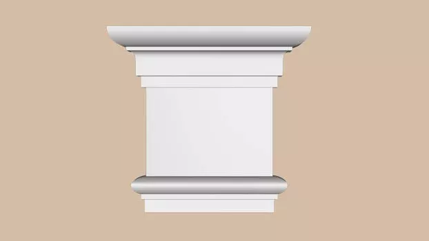 Капитель DECOMASTER DK-205 (195*205*50мм)