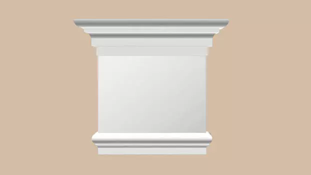 Капитель DECOMASTER DK-82211B (188*210*56мм)