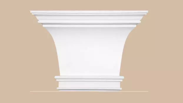 Капитель DECOMASTER DK-82223 (220*334*98мм)