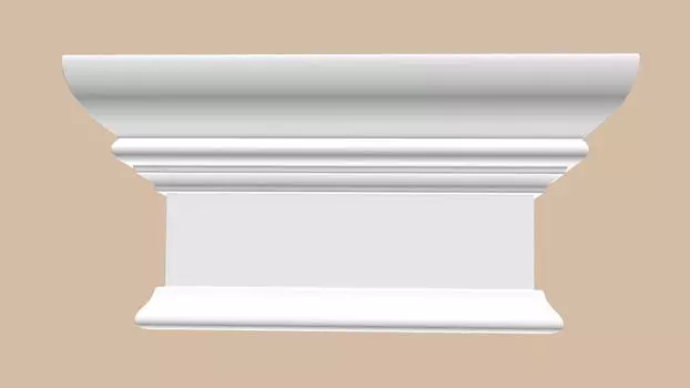 Капитель DECOMASTER DK-82231A (164*316*75мм)