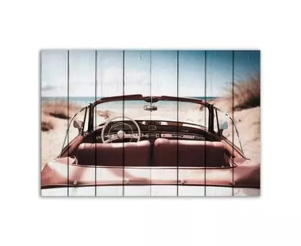 Картина Машина на пляже