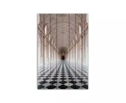 Картина на дереве Галерея Дианы 80х120 см (Белый, 80)