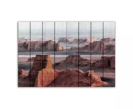 Картина на дереве Иран 80х120 см (Бежевый, 80)