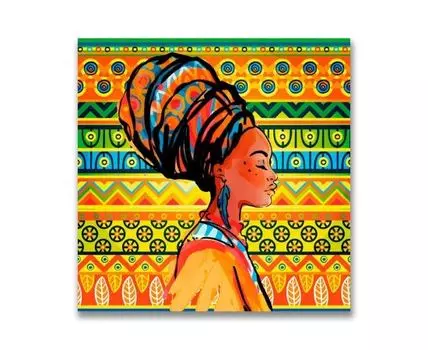 Картина на холсте Африканка №1