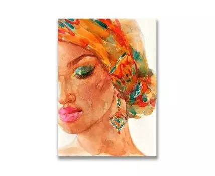 Картина на холсте Африканка №2