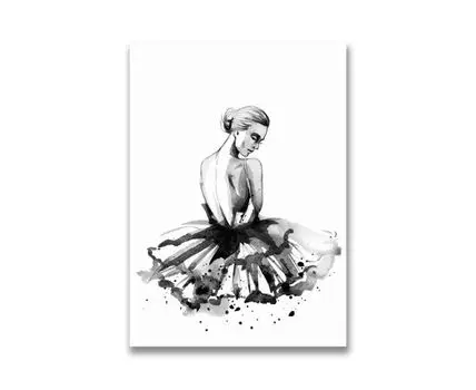 Картина на холсте Балерина №1