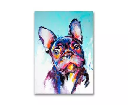 Картина на холсте Бульдог