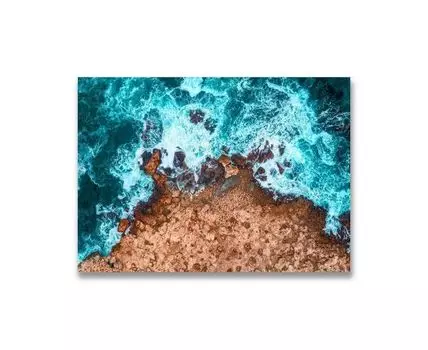 Картина на холсте Каменистое побережье