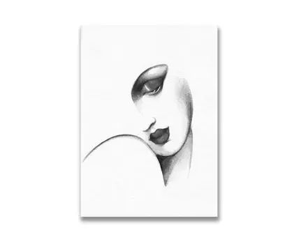 Картина на холсте Лицо женщины №2