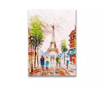 Картина на холсте Парижские улочки