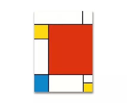 Картина на холсте Стиль Мондриана №3