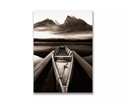 Картина на холсте Винтажная лодка