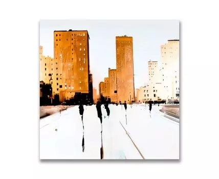 Картина на холсте Золотой город