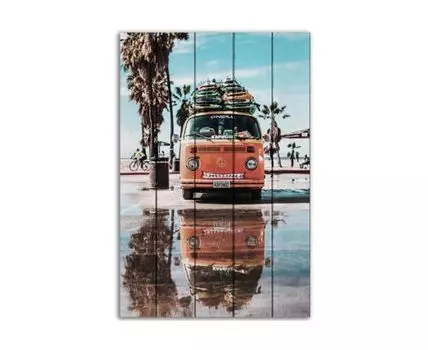 Картина Оранжевый минивэн