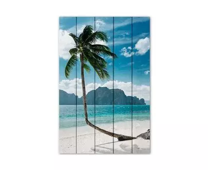 Картина Пальма на пляже