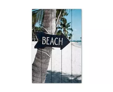 Картина Пляжный указатель