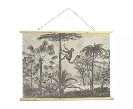 Картина подвесная "Обезьяна на дереве"