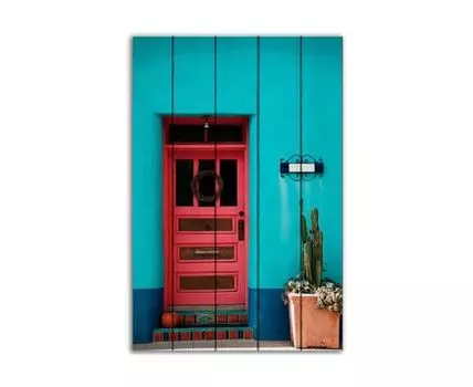 Картина Розовая дверь