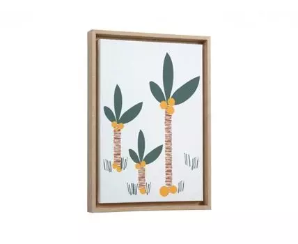 Картина с пальмами Uriana (Белый, 4)