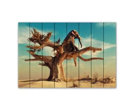 Картина Слон на дереве