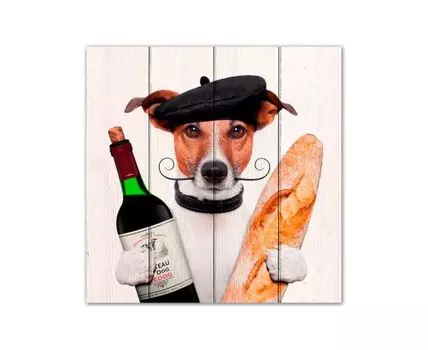 Картина Собака с вином