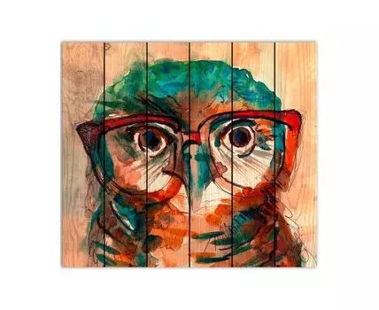 Картина Сова в очках