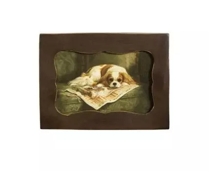 Картина в раме, масло, под старину