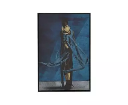 Картина в раме (Синий, 60)