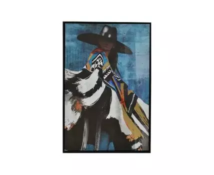 Картина в раме (Синий, 60)