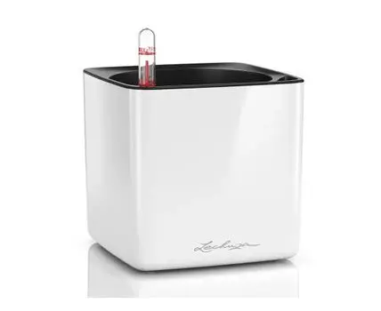 Кашпо Cube Glossy14 (Белый, 14)