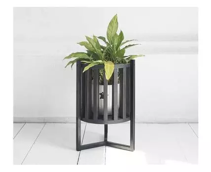 Кашпо Куг в черном цвете (34)