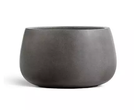 Кашпо TREEZ Effectory Beton Низкая