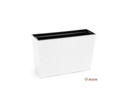 Кашпо WERBENA Rattan белый