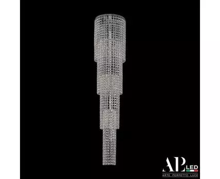 Каскадная люстра APL LED хрустальная Rimini