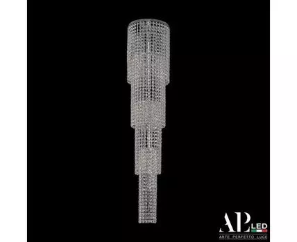 Каскадная люстра APL LED хрустальная Rimini
