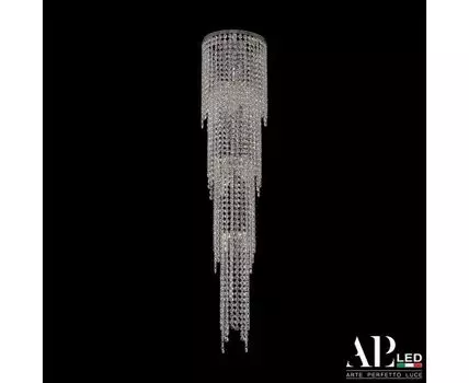 Каскадная люстра APL LED хрустальная Rimini