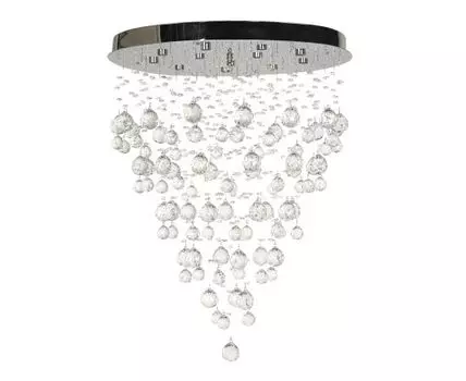 Каскадная люстра Arti Lampadari Flusso Nickel