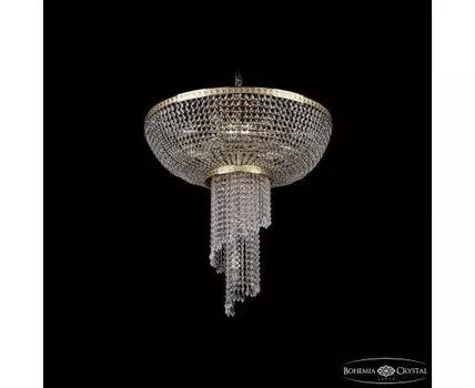 Каскадная люстра Bohemia Ivele спираль Crystal 8311