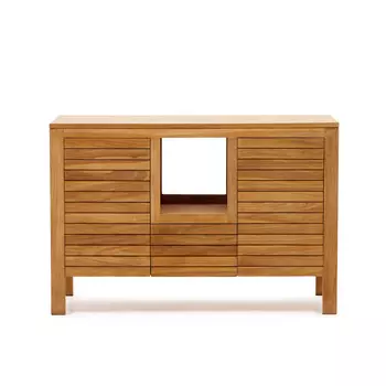 Kenta Мебель для ванной комнаты из массива тика с натуральной отделкой 120 x 45 см