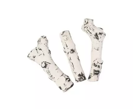 Керамические дрова береза - 3 шт