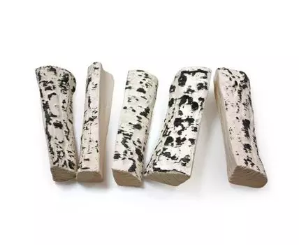 Керамические дрова береза колотая - 5 шт