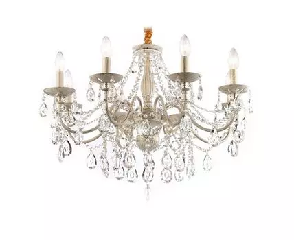 Классическая подвесная люстра с хрусталем Traditional