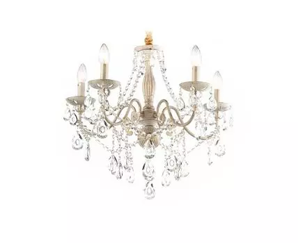 Классическая подвесная люстра с хрусталем Traditional