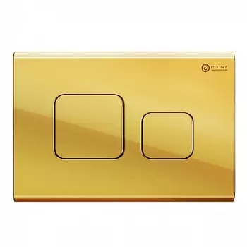 Клавиша смыва для инсталляции Point Афина, золото, PN44041G