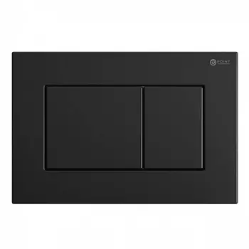 Клавиша смыва для инсталляции Point Ника, черная матовая, PN44081BM