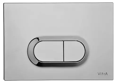 Кнопка смыва VitrA Loop O 740-0940, металлическая, цвет Нержавеющая Сталь