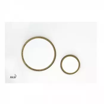 Кнопка управления для скрытых систем инсталляции белый/золото, арт. M775